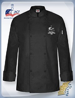"ECONO" Unisex Chef Coat -Black