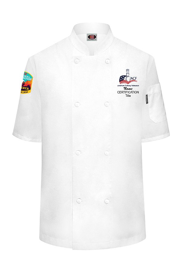 2024 ACF National Convention Phoenix - Short Sleeve Chef Coat