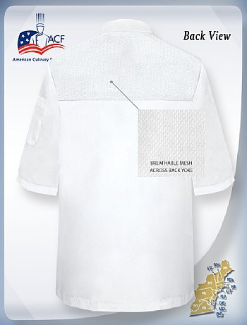 "ORLANDO" Chef Coat-Slate White