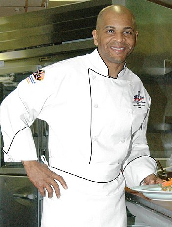 2020 DALLAS - NC-1002TVICCBK Chef Coat in White