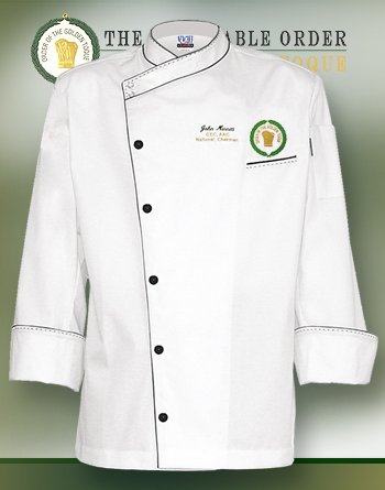 Golden Toque Executive Chef Coat Style# NC-001SDL