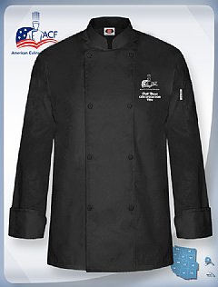 "ECONO" Unisex Chef Coat -Black