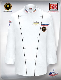 "AAC" Royal Academy Male Chef Coat