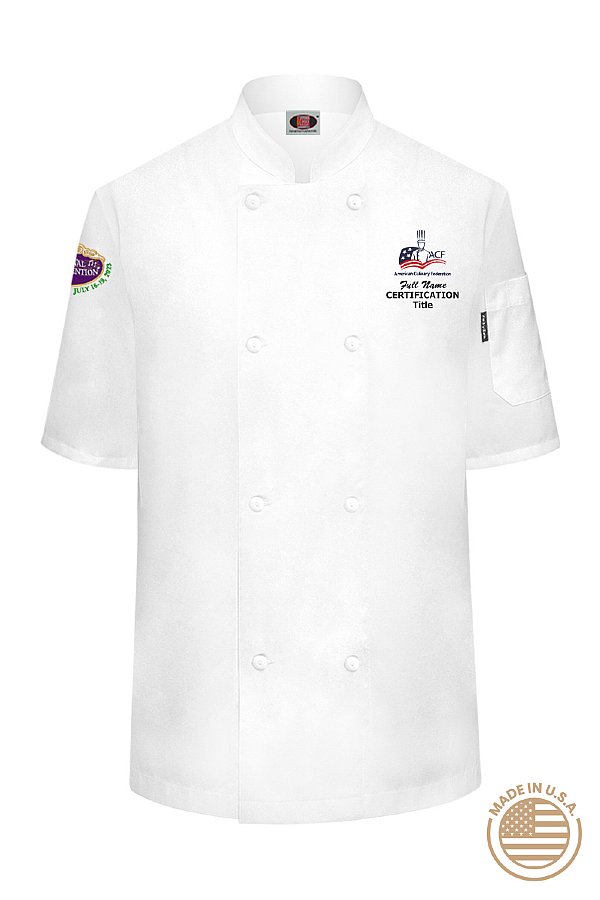 2023 ACF National Convention New Orleans - Short Sleeve Chef Coat