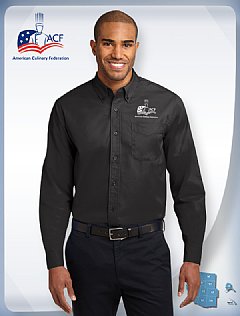 "EASY CARE" Men's Shirt-Black