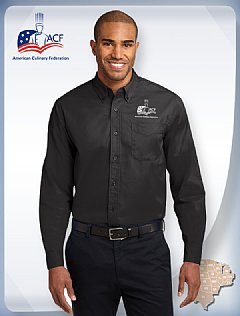 "EASY CARE" Men's Shirt-Black