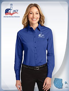 "EASY CARE" Women's Shirt-Royal blue