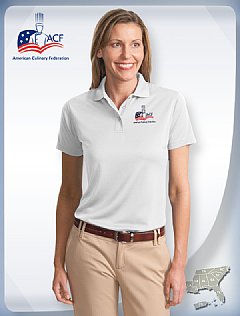 "SPORT" Women's Polo Shirt-White