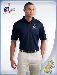 "SPORT" Men's Polo Shirt-Navy blue