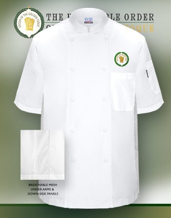 Golden Toque Chef Coat Style# NC-ARIZONA