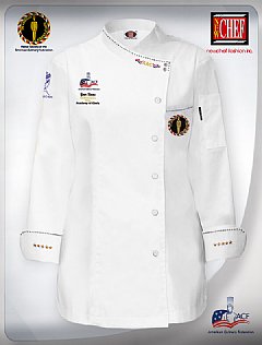 "AAC" New Ladies Chef Coat