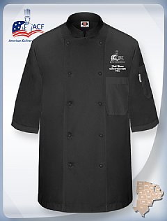 "ORLANDO" Chef Coat-Slate Black