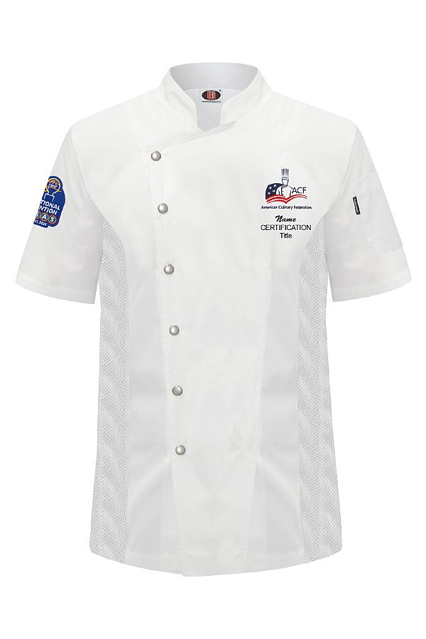 2025 ACF National Convention Las Vegas - Cyril Chef Coat - White