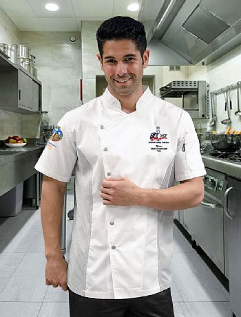 2020 SEATTLE - NC-CYRIL Chef Coat in White