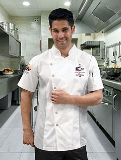 2020 DALLAS - NC-CYRIL Chef Coat in White