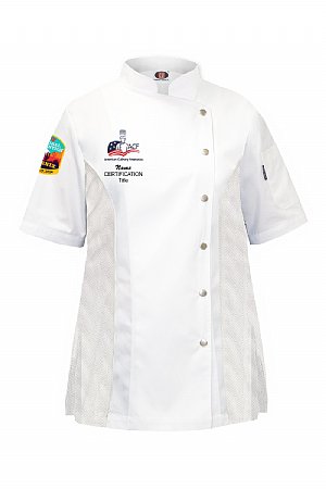 2024 ACF National Convention Phoenix - Ladies' Cecil Chef Coat - White