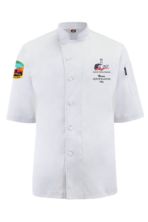 2024 ACF National Convention Phoenix - Revey Chef Coat - White