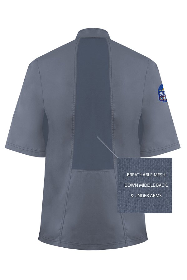 2025 ACF National Convention Las Vegas - Revey Chef Coat - Charcoal