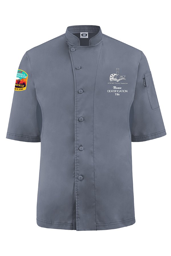 2024 ACF National Convention Phoenix - Revey Chef Coat - Charcoal