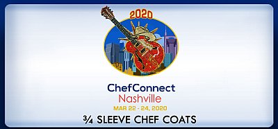 ACF 2020 NASHVILLE  Sleeves Chef Coats