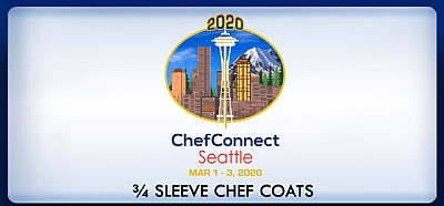 ACF 2020 SEATTLE  Sleeves Chef Coats