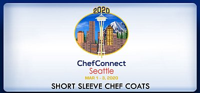 ACF 2020 SEATTLE Short Sleeve Chef Coats